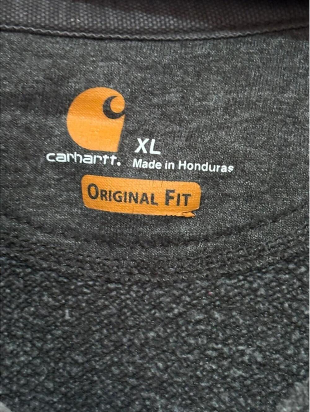 Carhartt Men’s Grey Pullover Hoodie size XL - Picture 3 of 5